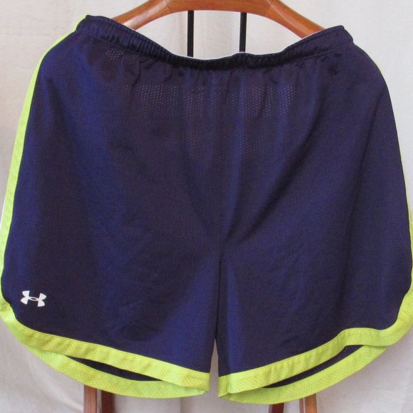 Under Armour Other - Under Armour Mens Heat Gear Purple Mesh Athletic Performance Shorts EUC